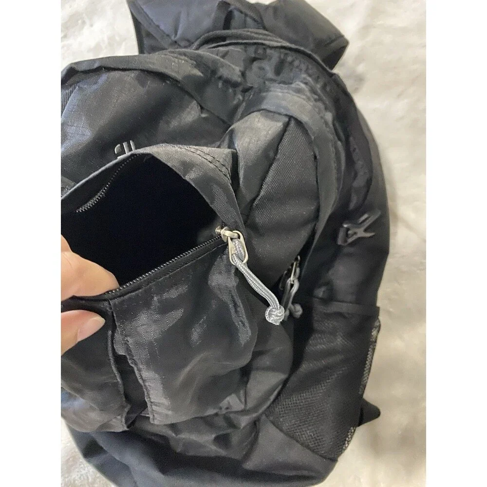 Outdoor Products Black Backpack Daypack School Travel Hiking Bag Mesh Pocket Gym